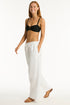 Sea Level Tidal Linen Plazzo Pant
